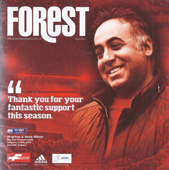 Nottingham Forest FC v Brighton & Hove Albion FC